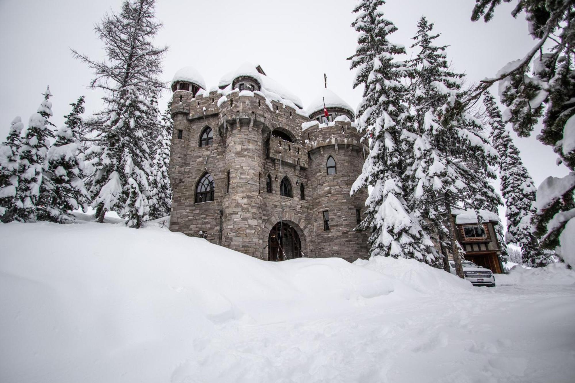 Vila Schweitzer Castle Sandpoint Exteriér fotografie